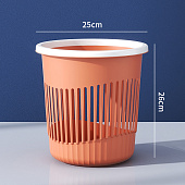 Корзина Ведро для мусора офисная мусорка Mantella 4045-КР Кирпичный 16,2 литра