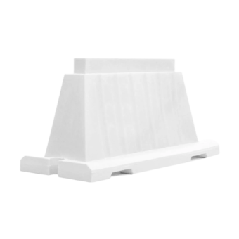 Дорожный вкладывающийся барьер блок дорожное ограждение 120*50*75см белый